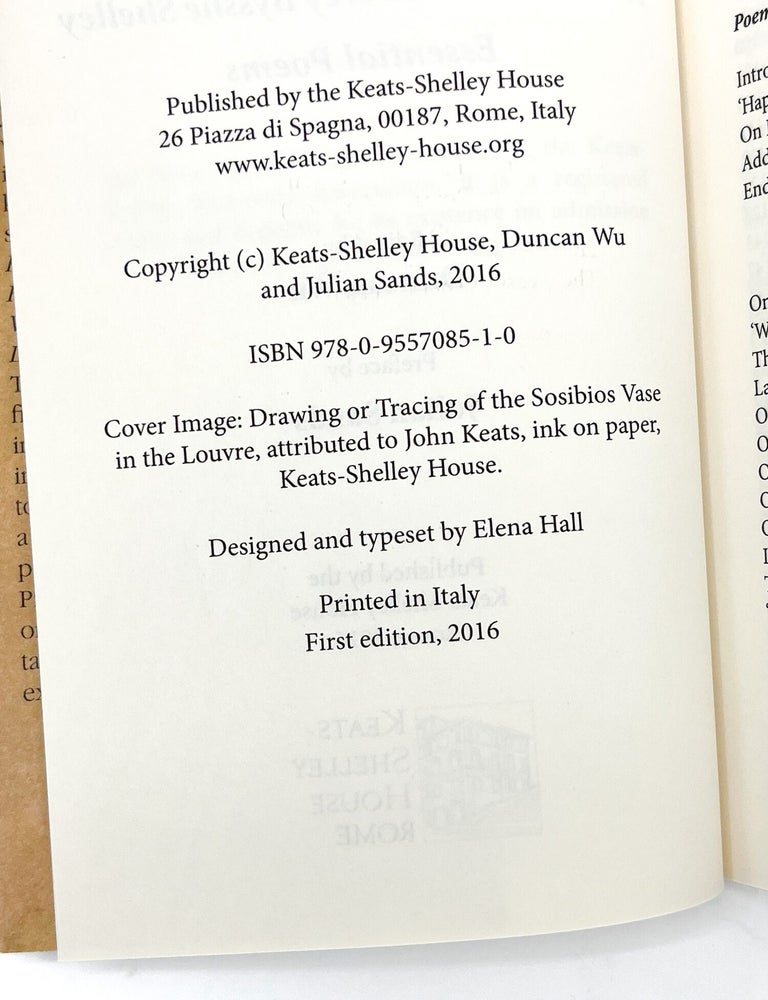 JOHN KEATS AND PERCY BYSSHE SHELLEY: Essential Poems