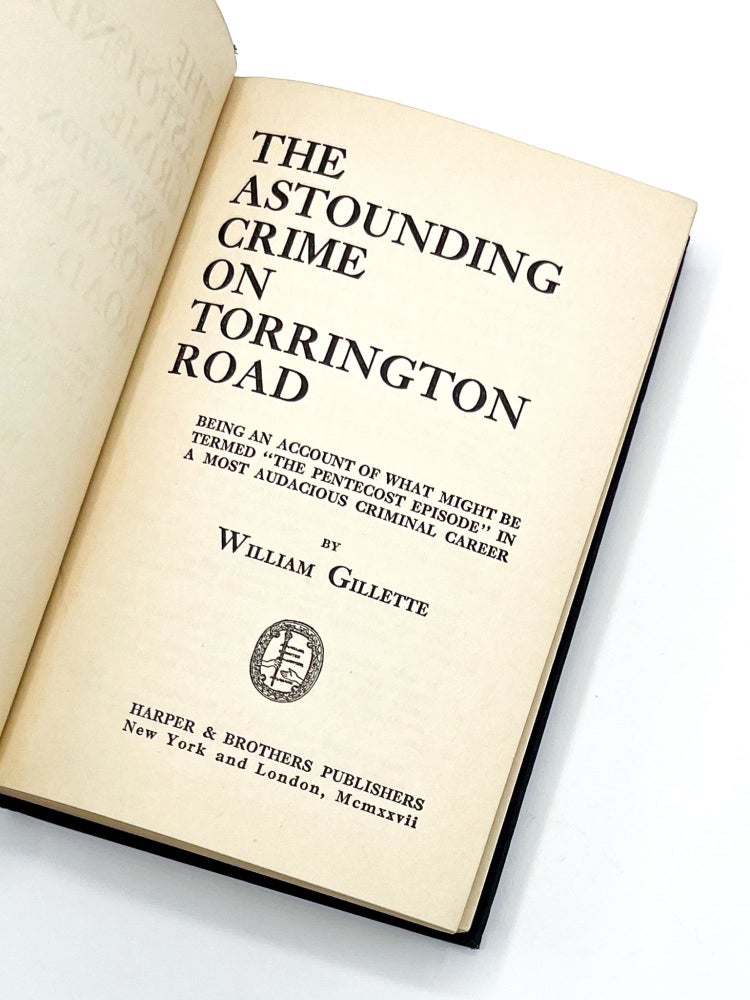 THE ASTOUNDING CRIME ON TORRINGTON ROAD