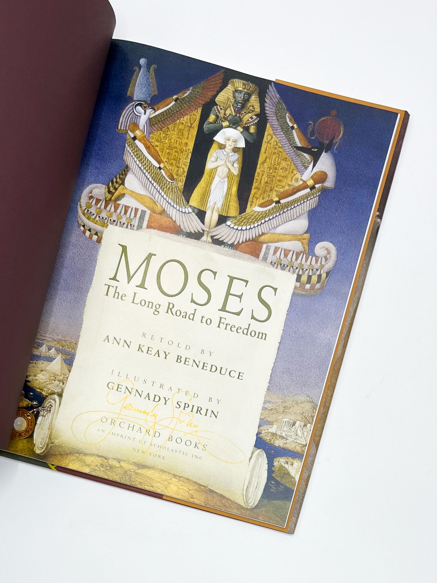 MOSES: The Long Road to Freedom by Gennady Spirin, Ann Keay Beneduce on  Type Punch Matrix