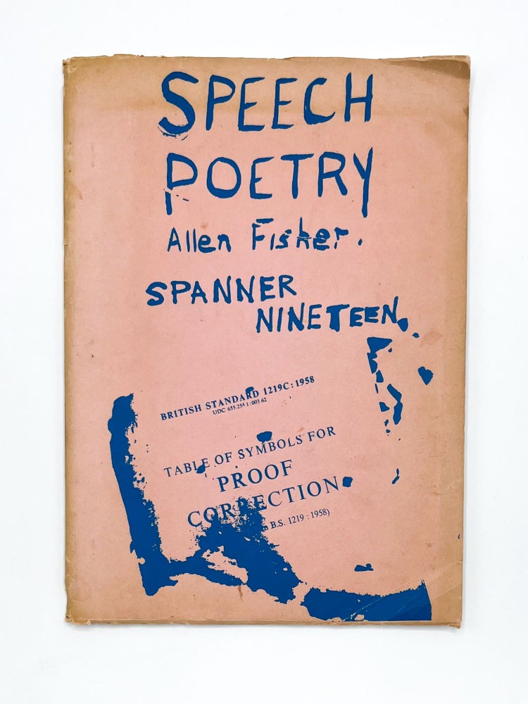 SPANNER NINETEEN: Speech Poetry / SPANNER 20