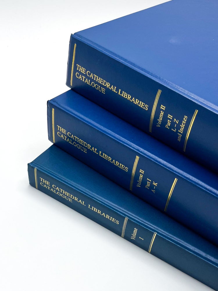 THE CATHEDRAL LIBRARIES CATALOGUE