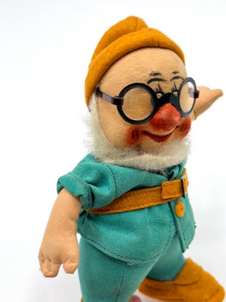 "Doc" Toy Doll from SNOW WHITE AND THE SEVEN DWARFS. Walt Disney.