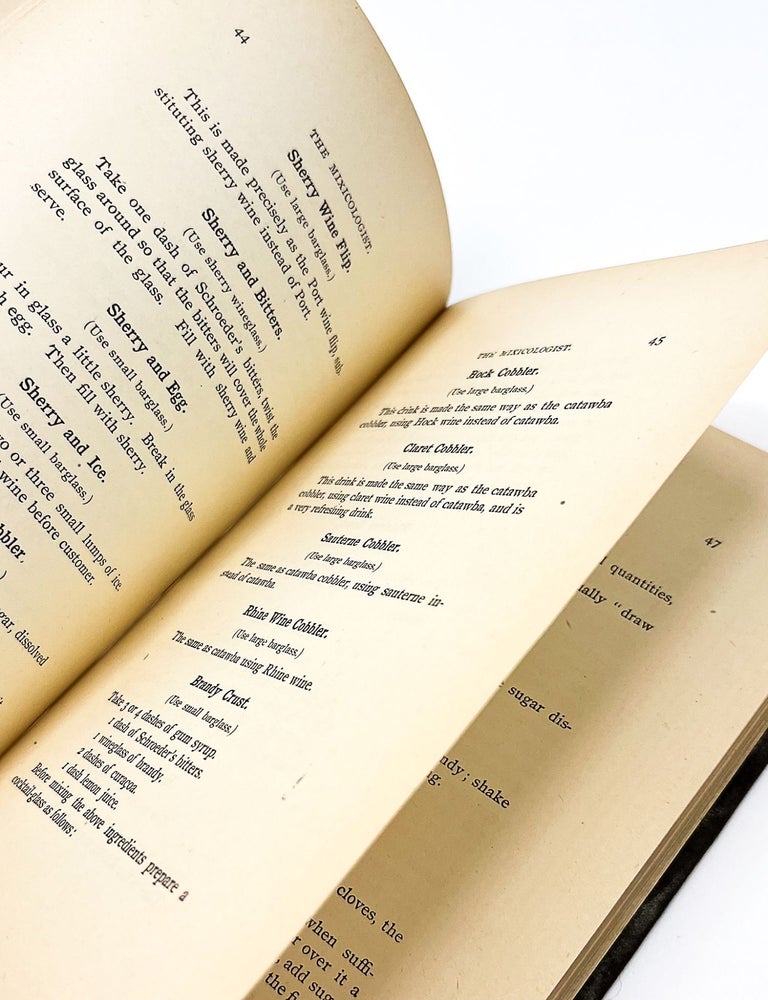 THE MIXICOLOGIST, OR HOW TO MIX ALL KINDS OF FANCY DRINKS