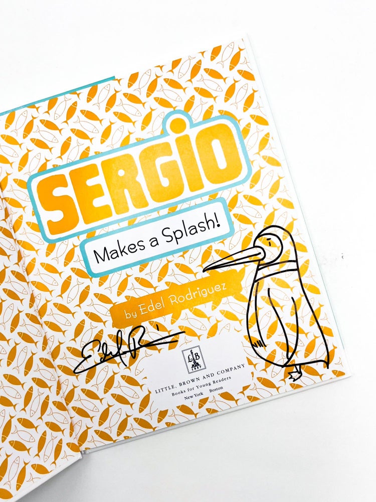 SERGIO MAKES A SPLASH!