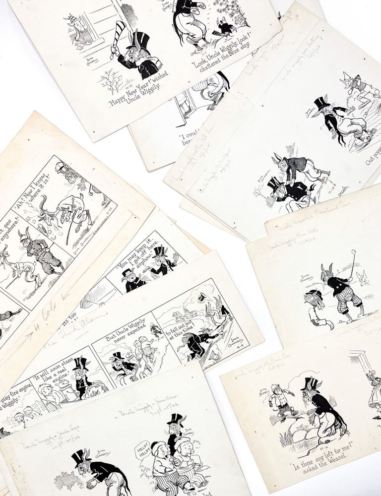 Collection of Original Art for UNCLE WIGGILY Comic Strip and Newspaper Stories