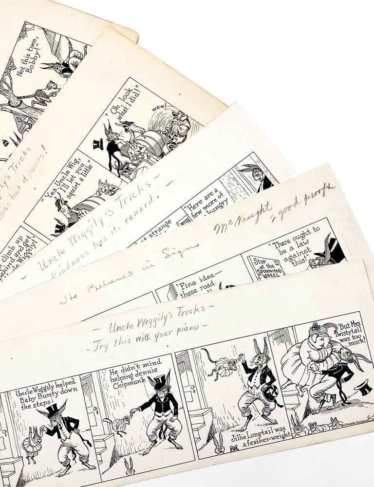 Collection of Original Art for UNCLE WIGGILY Comic Strip and Newspaper Stories