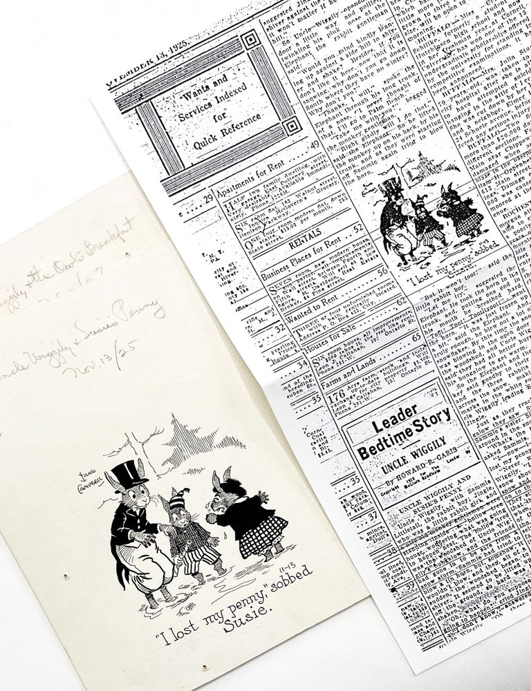 Collection of Original Art for UNCLE WIGGILY Comic Strip and Newspaper Stories