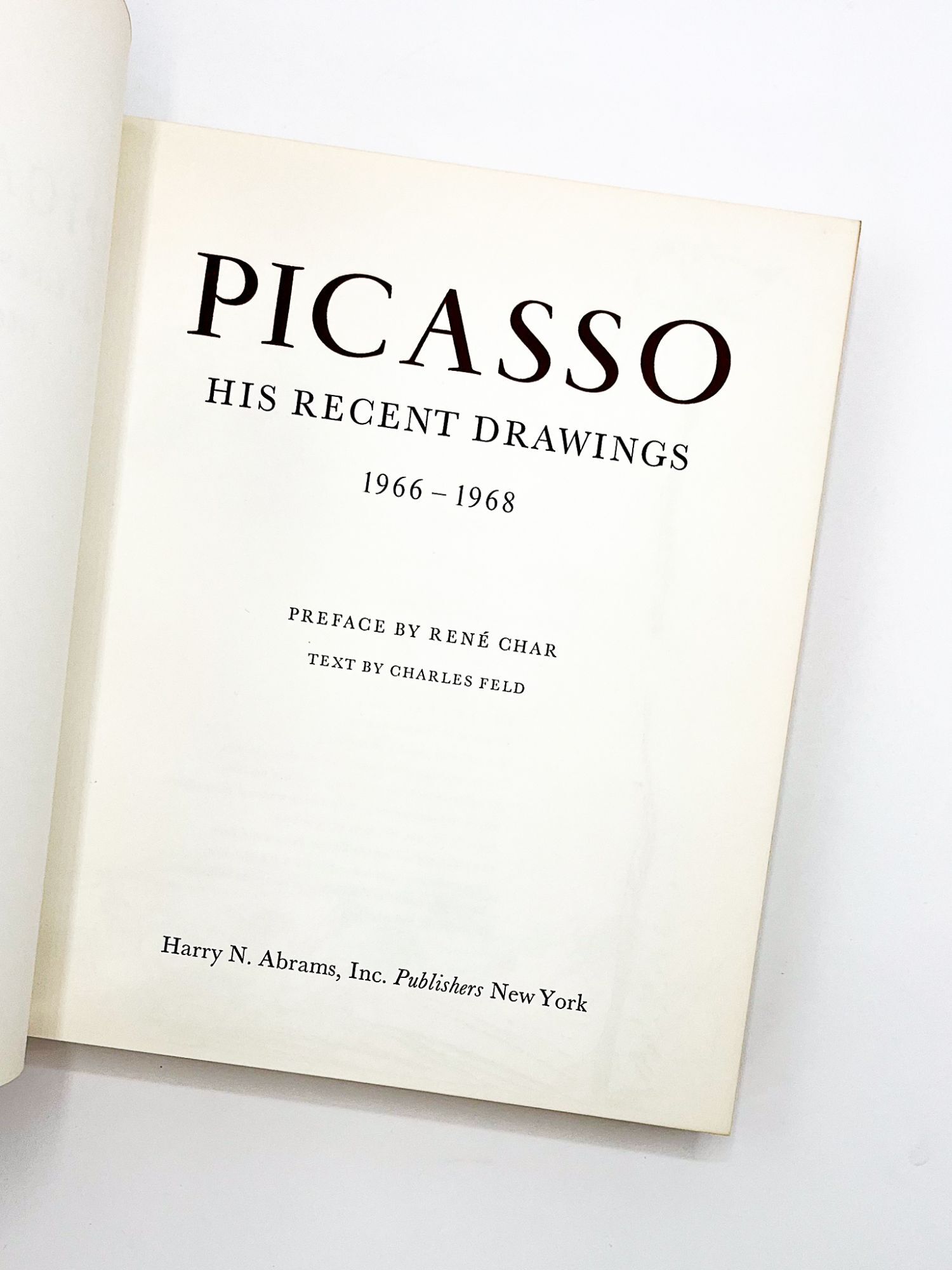 PICASSO: His Recent Drawings 1966-1968 | Pablo Picasso, Rene Char