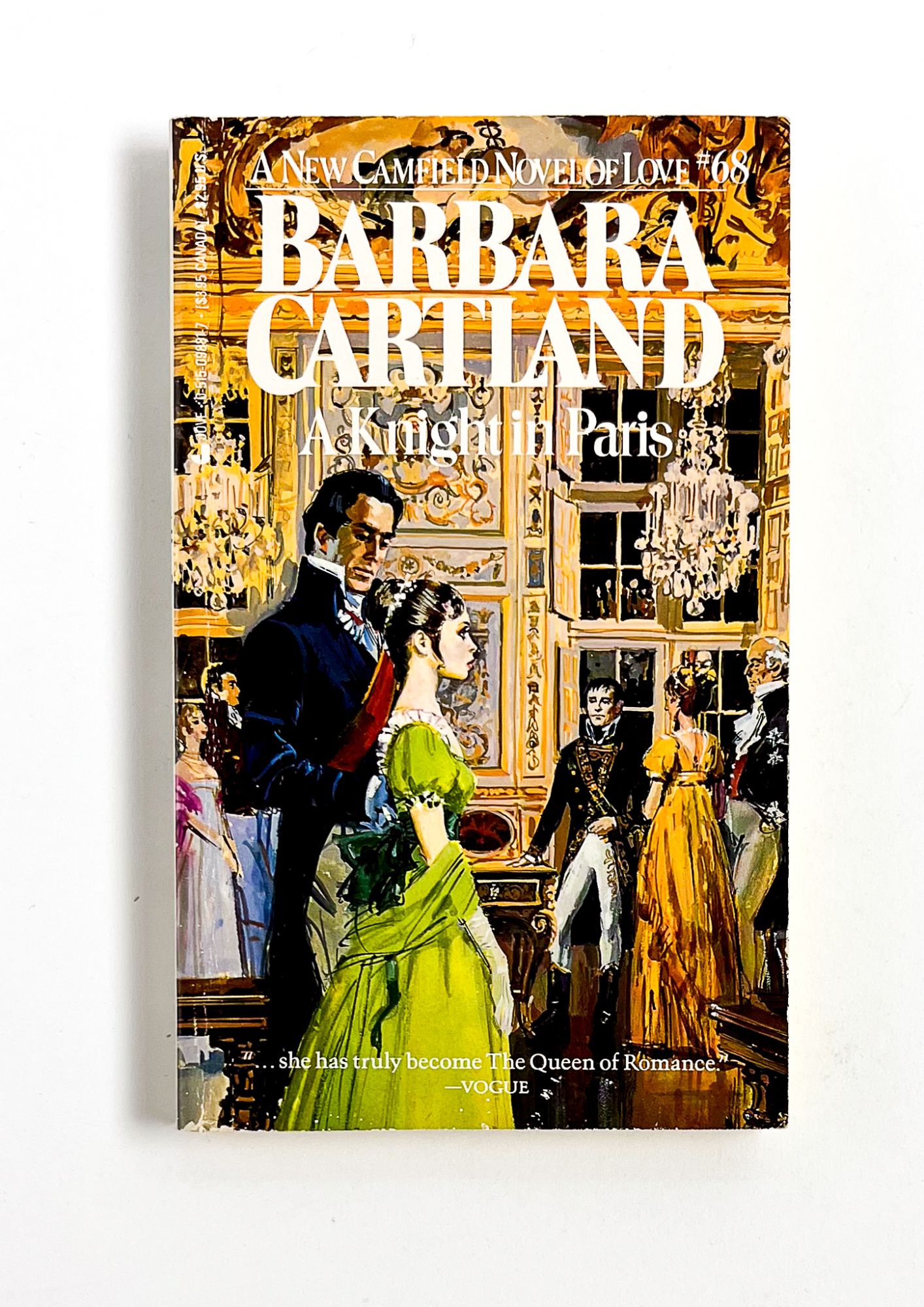 A KNIGHT IN PARIS by Barbara Cartland on Type Punch Matrix