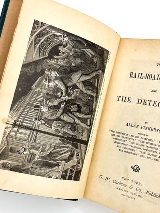Item #49611 THE RAIL-ROAD FORGER AND THE DETECTIVES. Allan Pinkerton