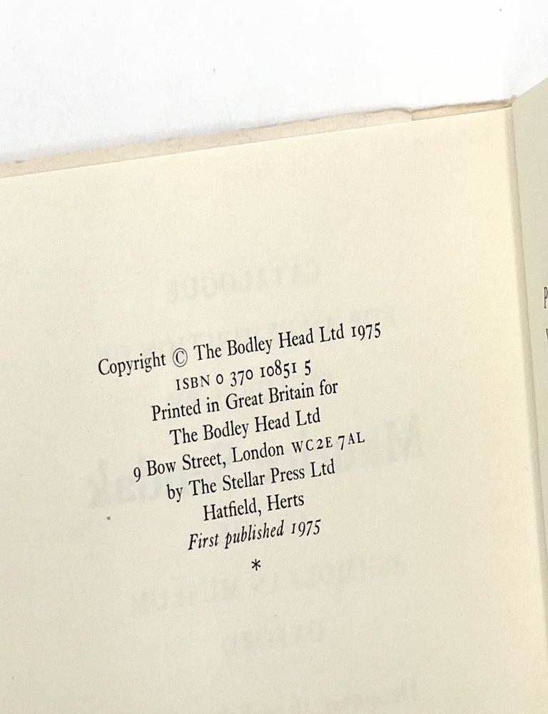 CATALOGUE FOR AN EXHIBITION OF PICTURES BY MAURICE SENDAK AT THE ASHMOLEAN MUSEUM, OXFORD