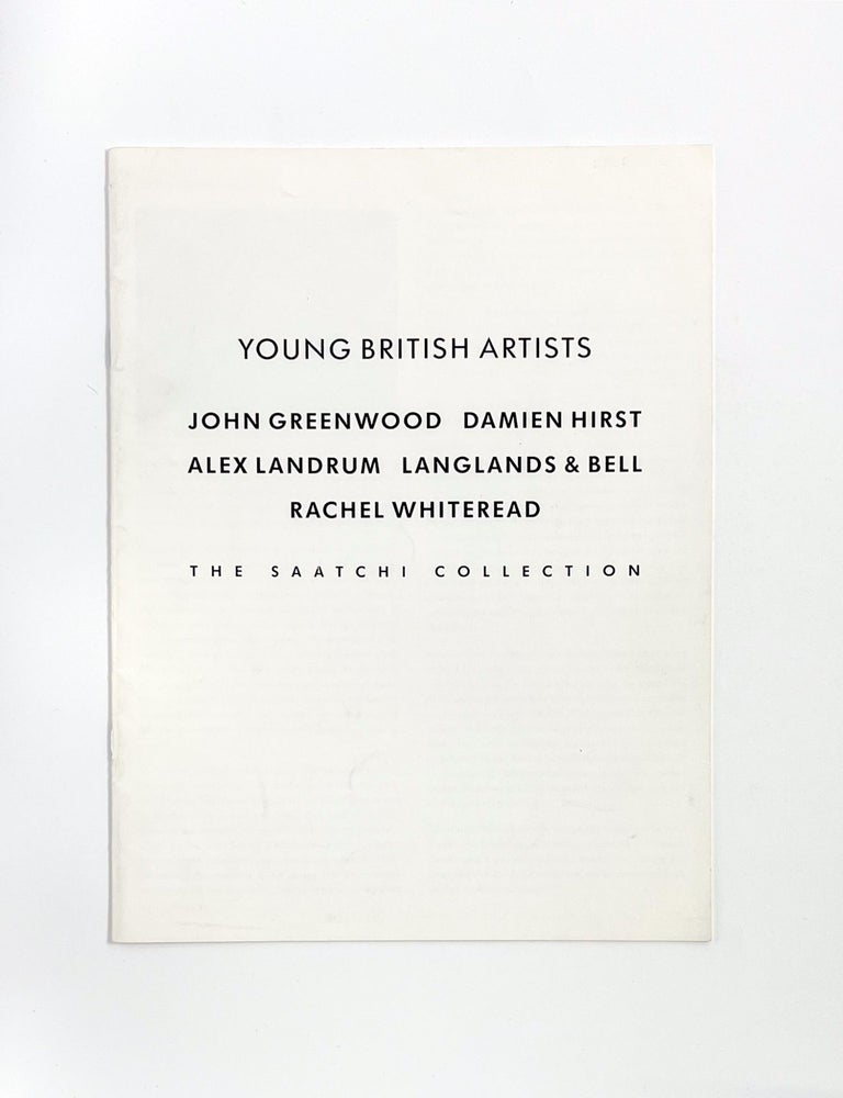 YOUNG BRITISH ARTISTS: John Greenwood / Damien Hirst / Alex Landrum / Langlands & Bell / Rachel Whiteread