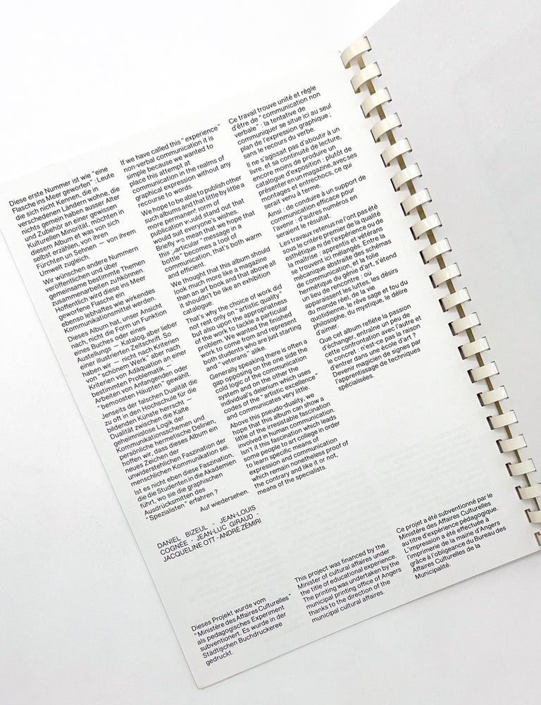 ALBUM INTERNATIONAL DE COMMUNICATION NON VERBALE NO. 1