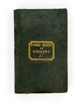 THE HAND-BOOK OF COOKERY. George Henry Caunter.