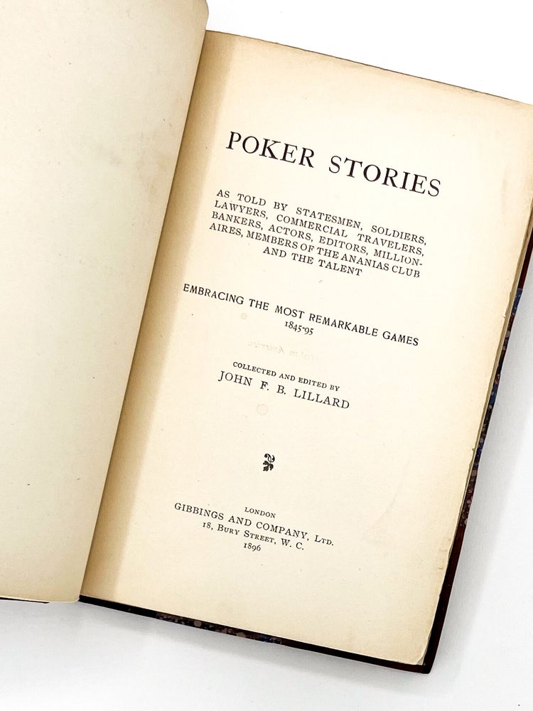 POKER STORIES