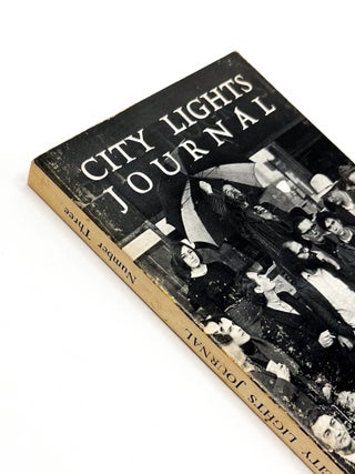 CITY LIGHTS JOURNAL NUMBER THREE. Lawrence Ferlinghetti, Alexandro Jodorowsky, Ginsberg.