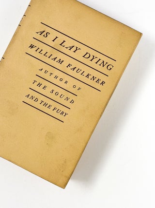 AS I LAY DYING. William Faulkner.
