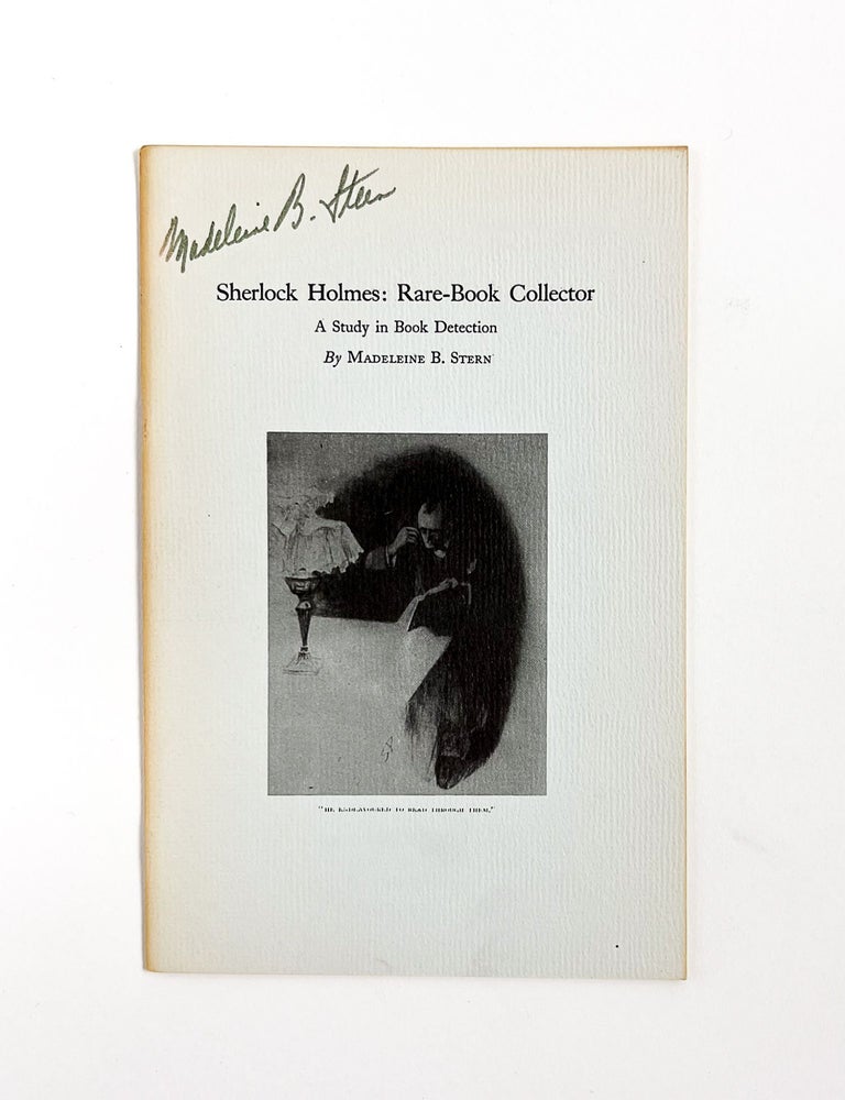 SHERLOCK HOLMES: RARE-BOOK COLLECTOR