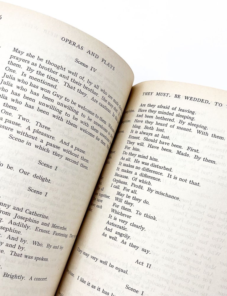 OPERAS AND PLAYS