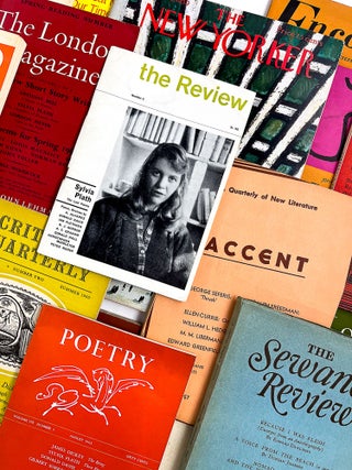 Collection of 41 Magazine and Literary Magazine Appearances. Sylvia Plath.