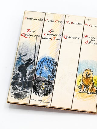 Notebook Of Midcentury Manuscript Designs For Book Spines. Paul Gilbert.