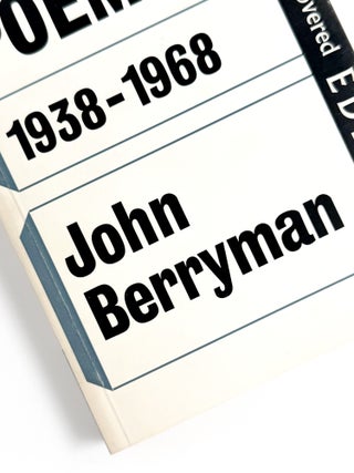 SELECTED POEMS 1938-1968. John Berryman.