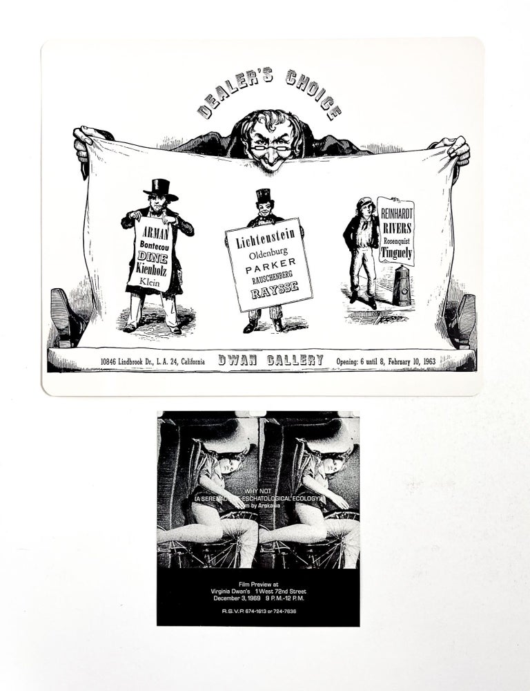 Dwan Gallery Collection of Original Posters, Invitations, and Other Ephemera