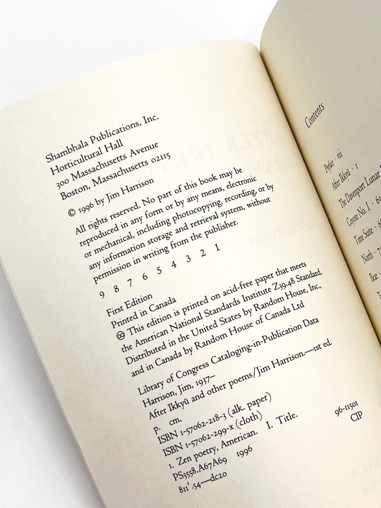 AFTER IKKYU: And Other Poems