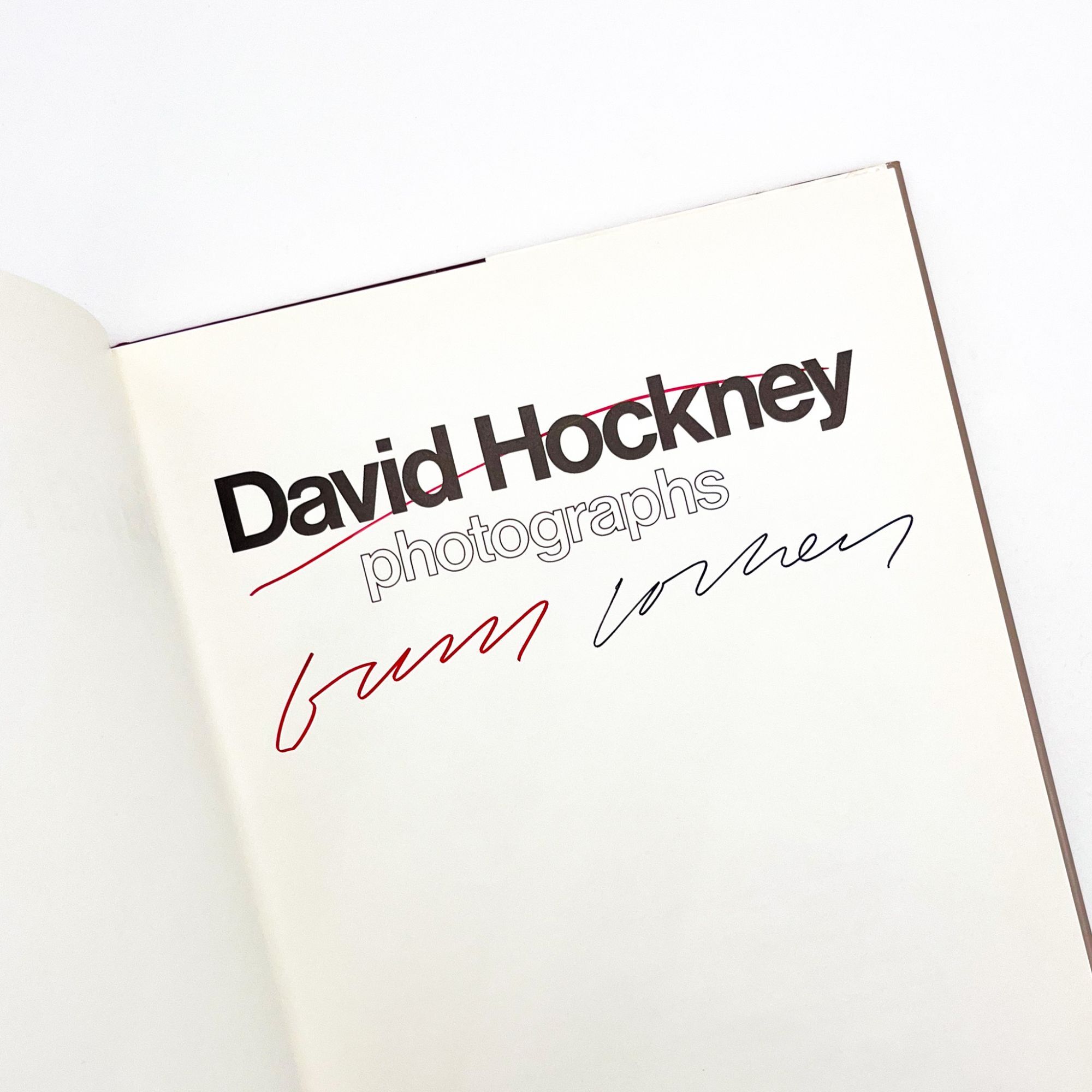 DAVID HOCKNEY PHOTOGRAPHS | David Hockney, Alain Sayag | First edition