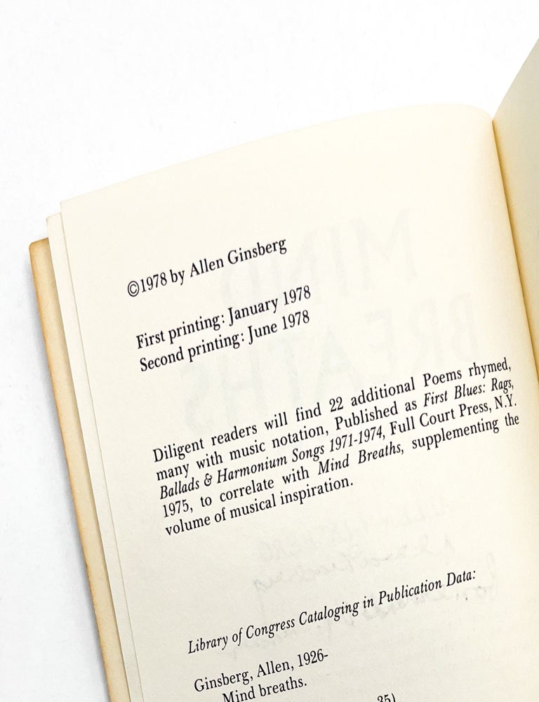 MIND BREATHS: Poems 1972- 1977