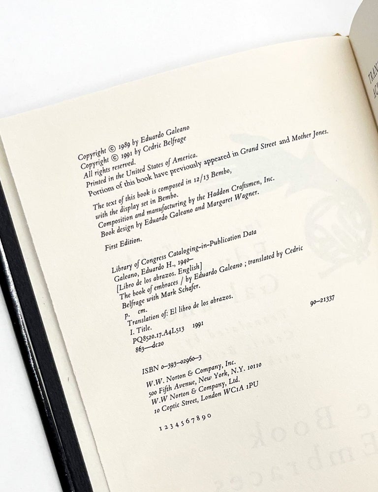 THE BOOK OF EMBRACES