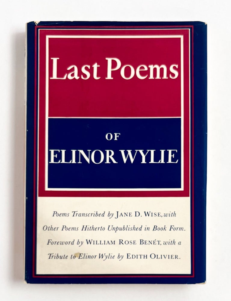 LAST POEMS OF ELINOR WYLIE