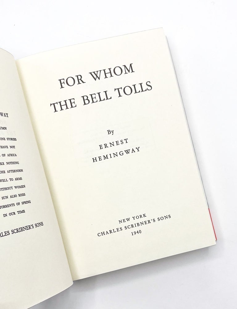 FOR WHOM THE BELL TOLLS