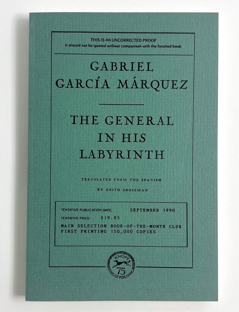 THE GENERAL IN HIS LABYRINTH