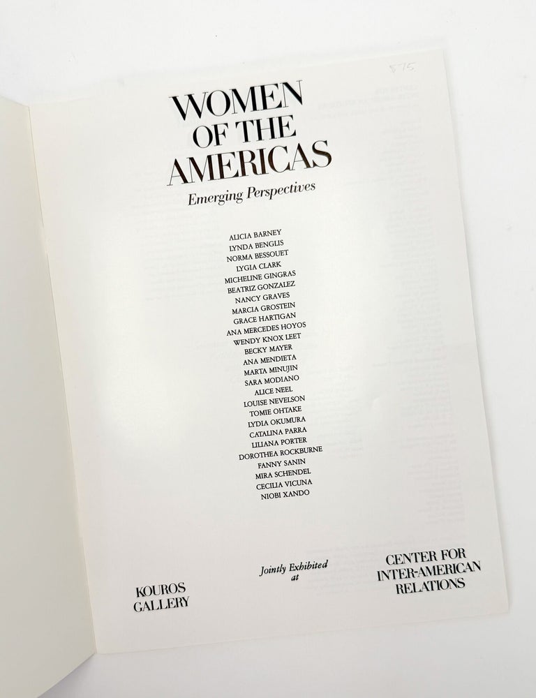 WOMEN OF THE AMERICAS