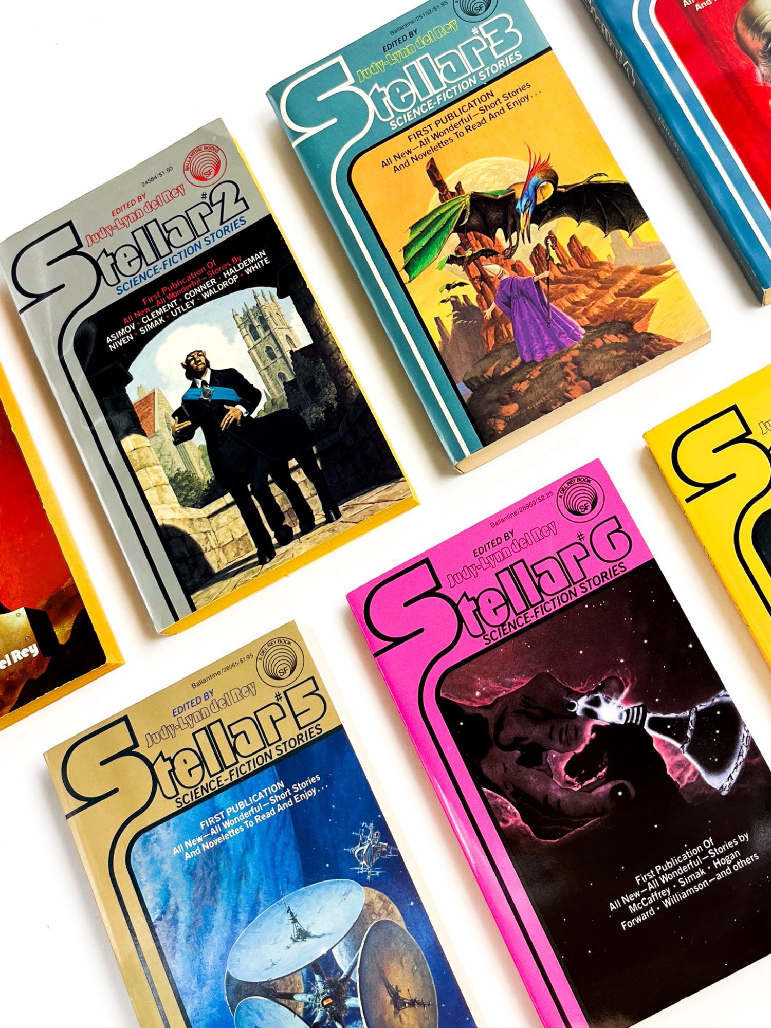 STELLAR complete set | Judy-Lynn del Rey, James Tiptree Jr., Larry