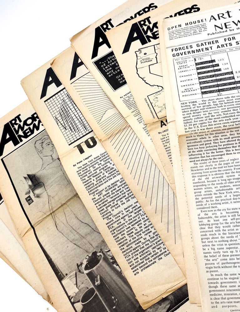 ART WORKERS NEWSLETTER / ART WORKERS' NEWS / ARTWORKERS' NEWS
