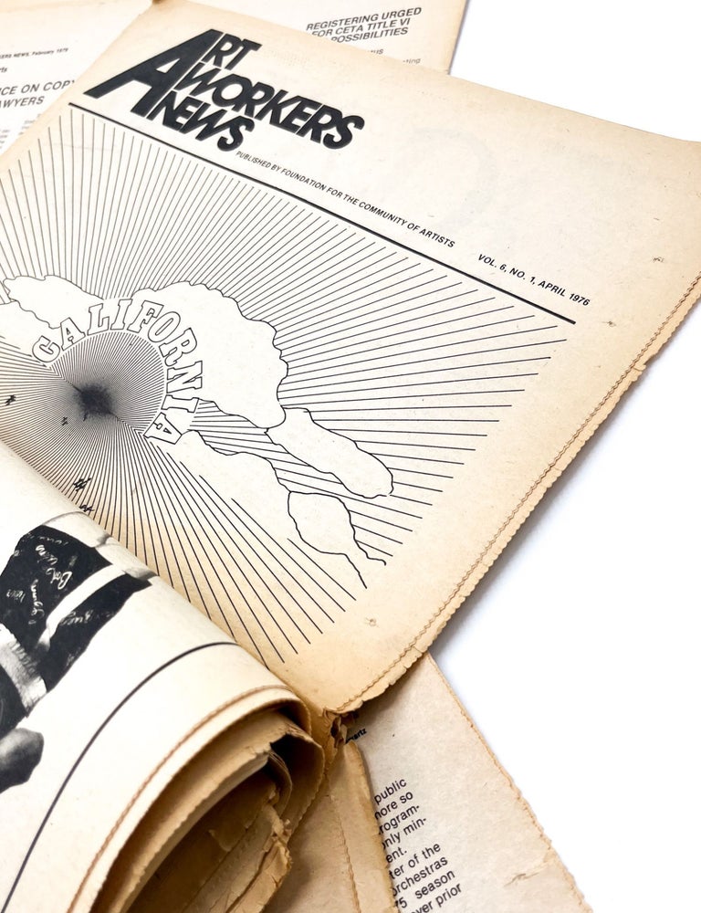 ART WORKERS NEWSLETTER / ART WORKERS' NEWS / ARTWORKERS' NEWS