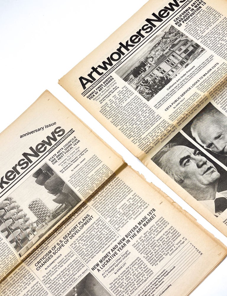 ART WORKERS NEWSLETTER / ART WORKERS' NEWS / ARTWORKERS' NEWS