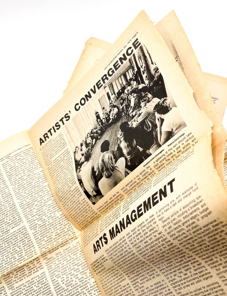 ART WORKERS NEWSLETTER / ART WORKERS' NEWS / ARTWORKERS' NEWS