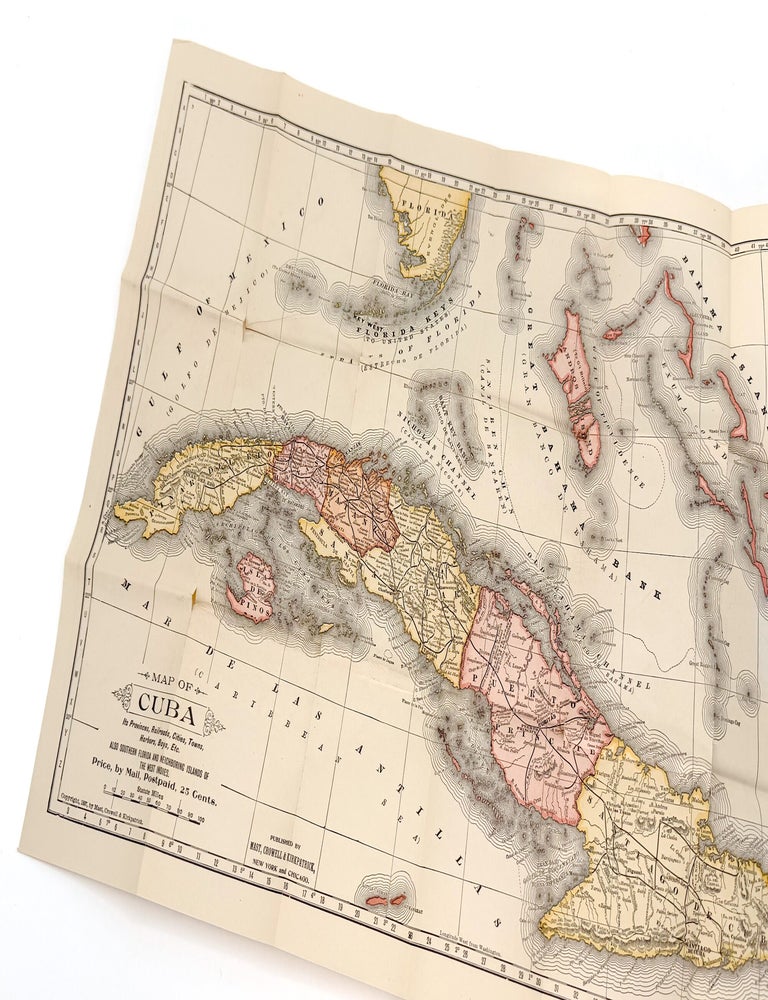 WAR MAP AND HISTORY OF CUBA: Including The Opening Of The American-Spanish War