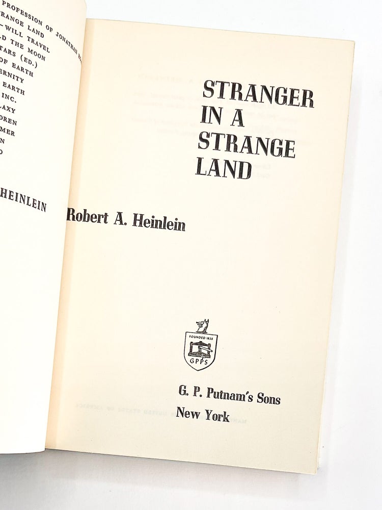 STRANGER IN A STRANGE LAND