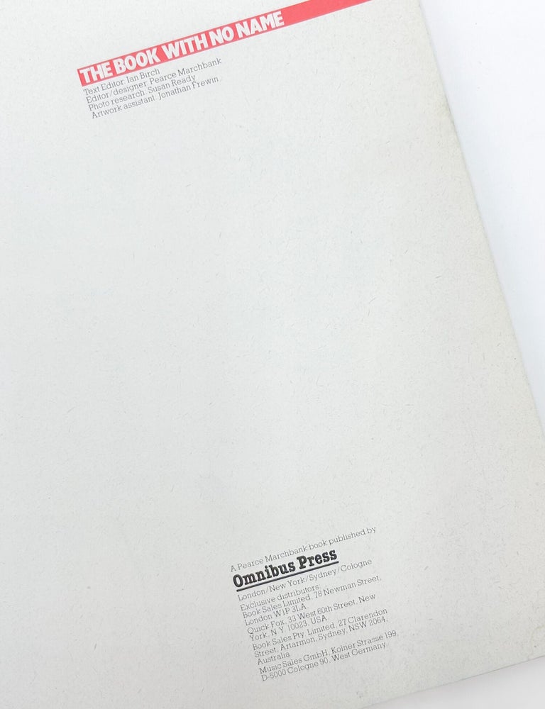 THE BOOK WITH NO NAME