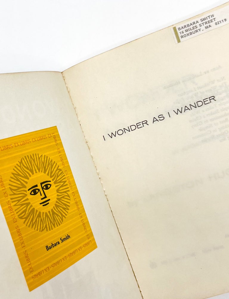 I WONDER AS I WANDER: An Autobiographical Journey