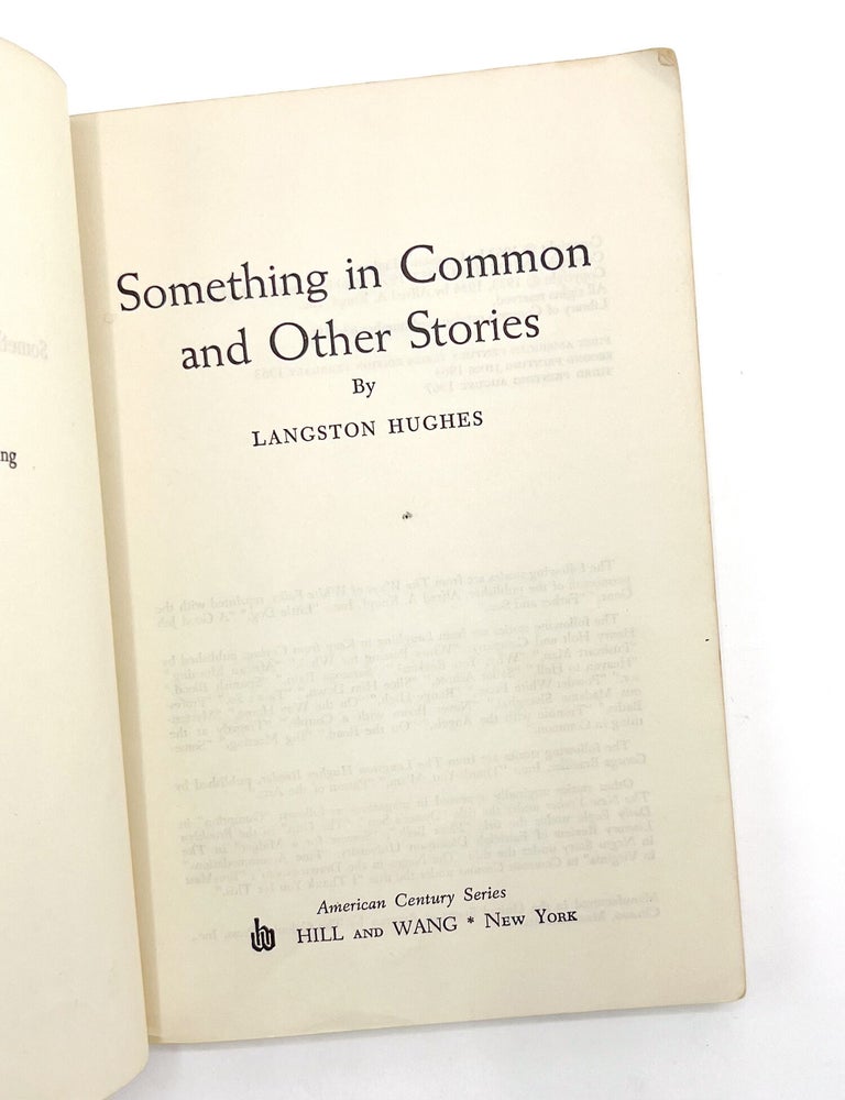 SOMETHING IN COMMON AND OTHER STORIES