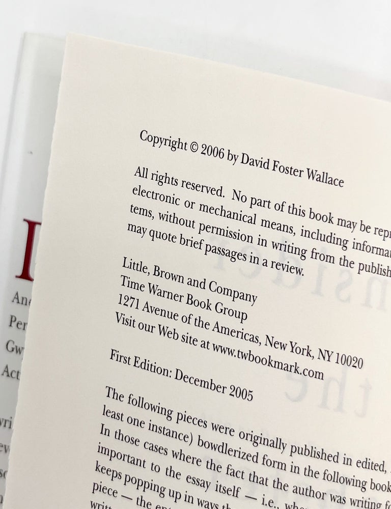 CONSIDER THE LOBSTER AND OTHER ESSAYS