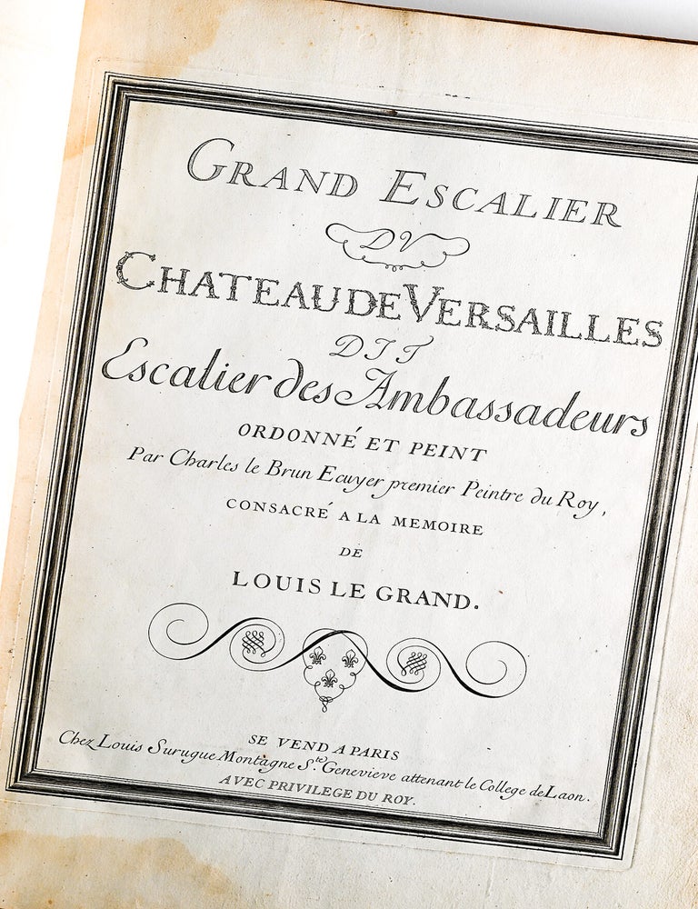 GRAND ESCALIER DU CH&Acirc;TEAU DE VERSAILLES