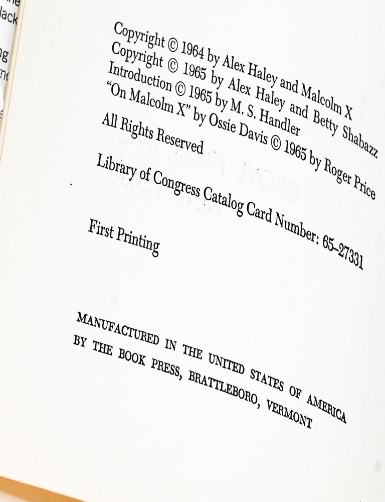 THE AUTOBIOGRAPHY OF MALCOLM X