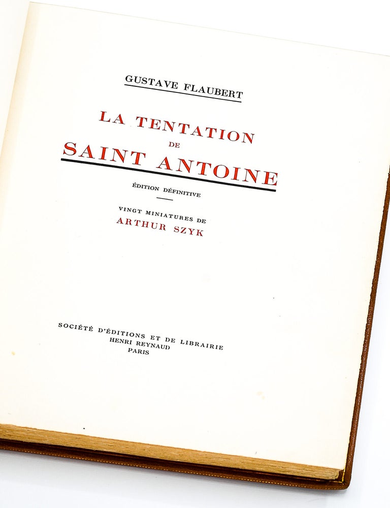LA TENTATION DE SAINT ANTOINE