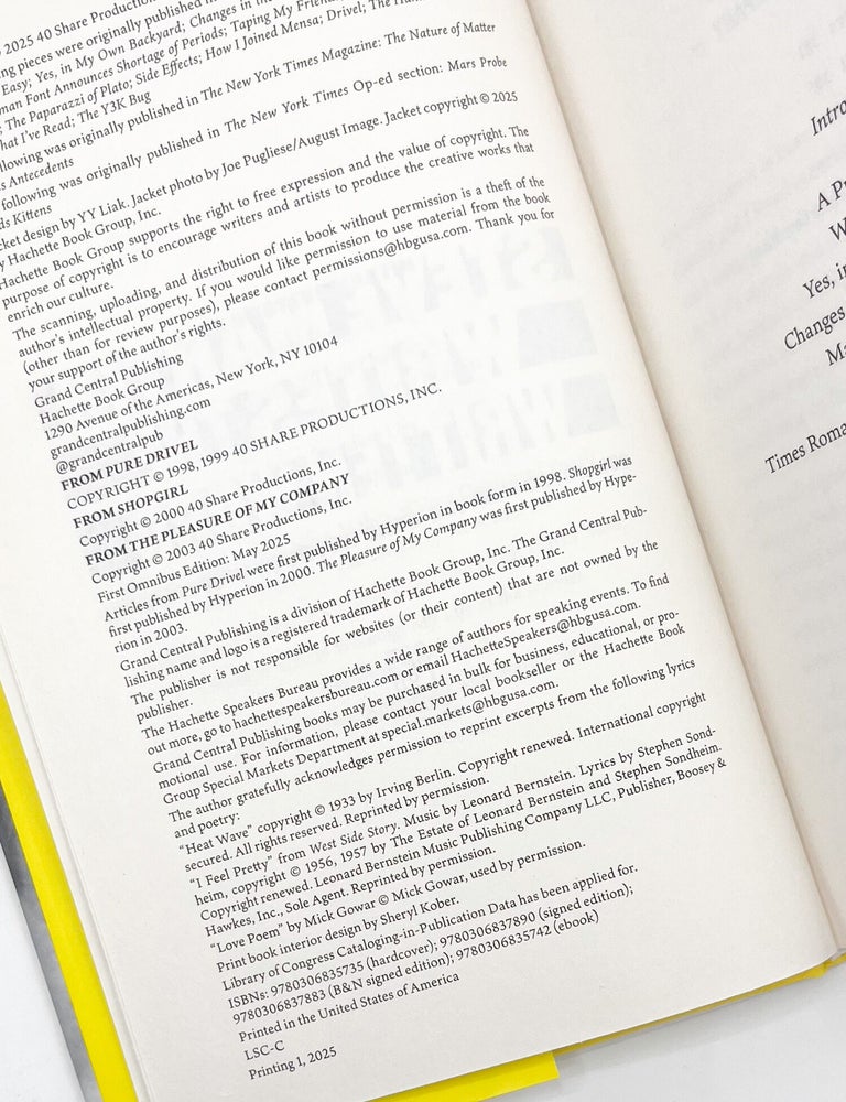 STEVE MARTIN WRITES THE WRITTEN WORD